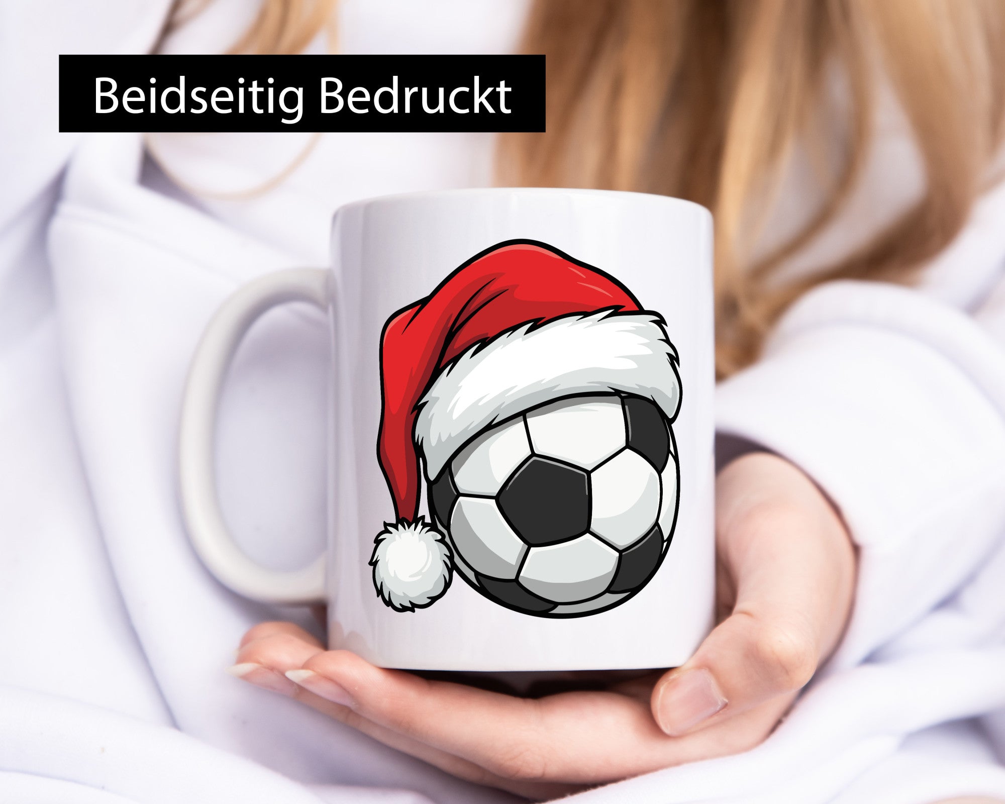 Weihnachten | Fußball Weihnachtsmütze v2 Geschenk Humor Geschenkidee lustiger