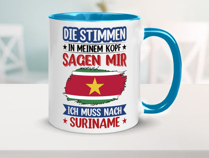 Suriname | Urlaub Stimmen in meinem Kopf Traumland v2 Geschenk Humor