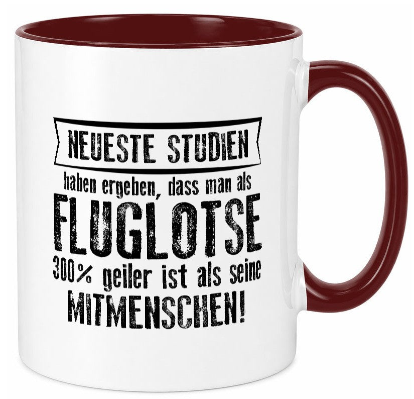 Neuste Studien: Fluglotse | Flugverkehr Flughafen Humor Geschenkidee Tasse