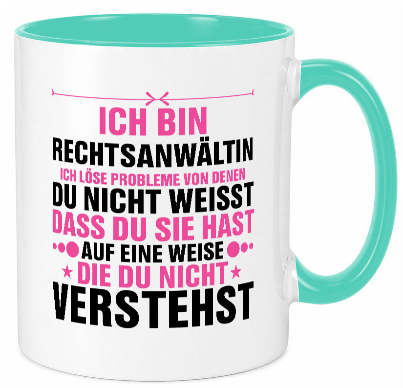 Löse Probleme: Rechtsanwältin | Jurstin Anwältin v2 Geschenk Humor Geschenkidee