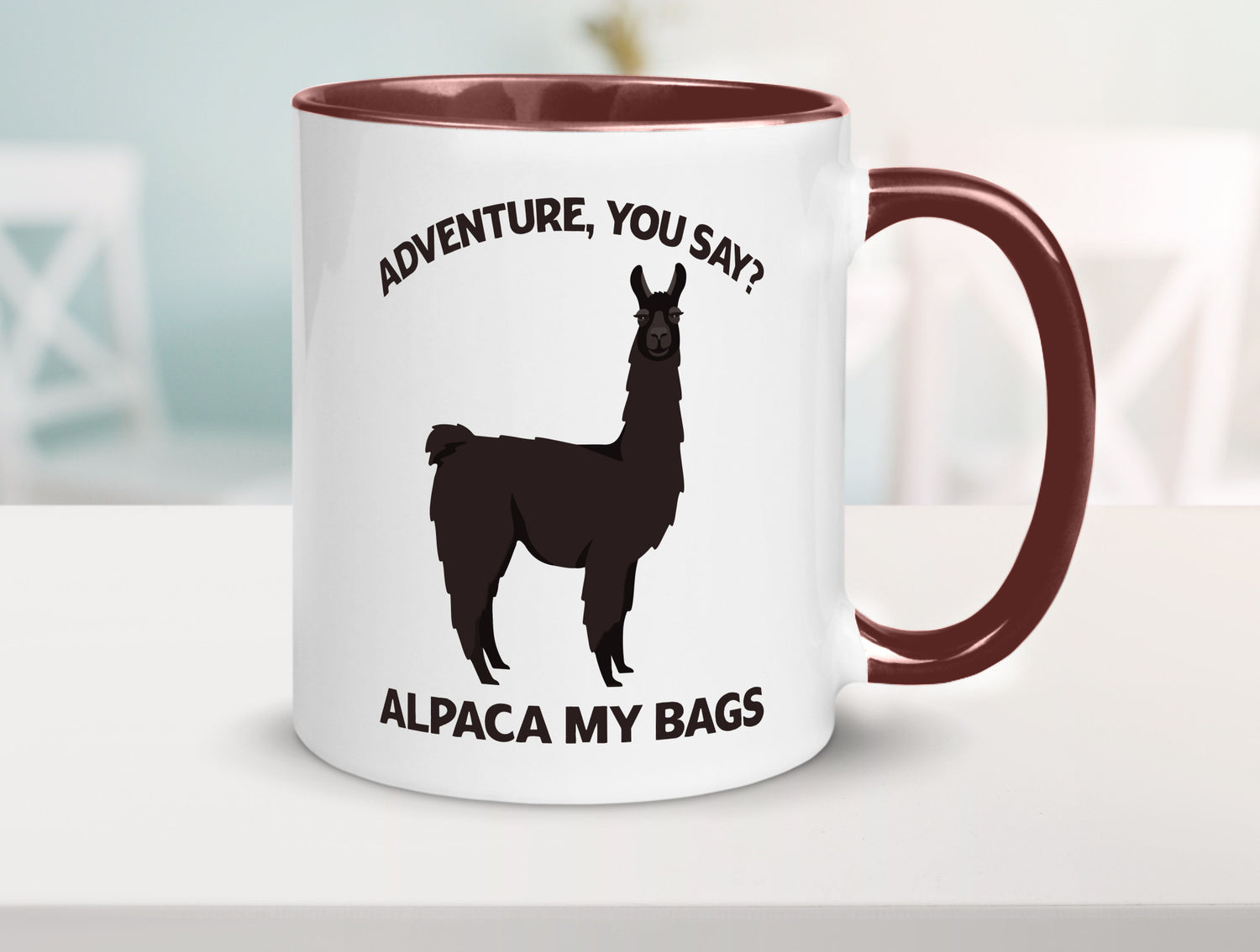 Adventure, Alpaca | Humor Geschenkidee Tasse