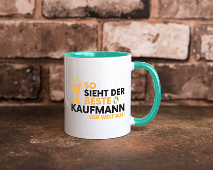 Der Weltbeste Kaufmann Kaufmänner lustig Humor Geschenkidee Geschenk Tasse