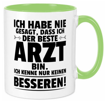 Der Beste Arzt | Medizin Doktor Facharzt lustig Humor Geschenkidee Geschenk Tasse