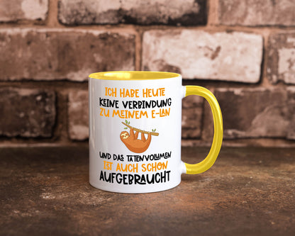 Tatenvolumen aufgebraucht | Spruch Humor Faultier Tierliebhaber Geschenkidee
