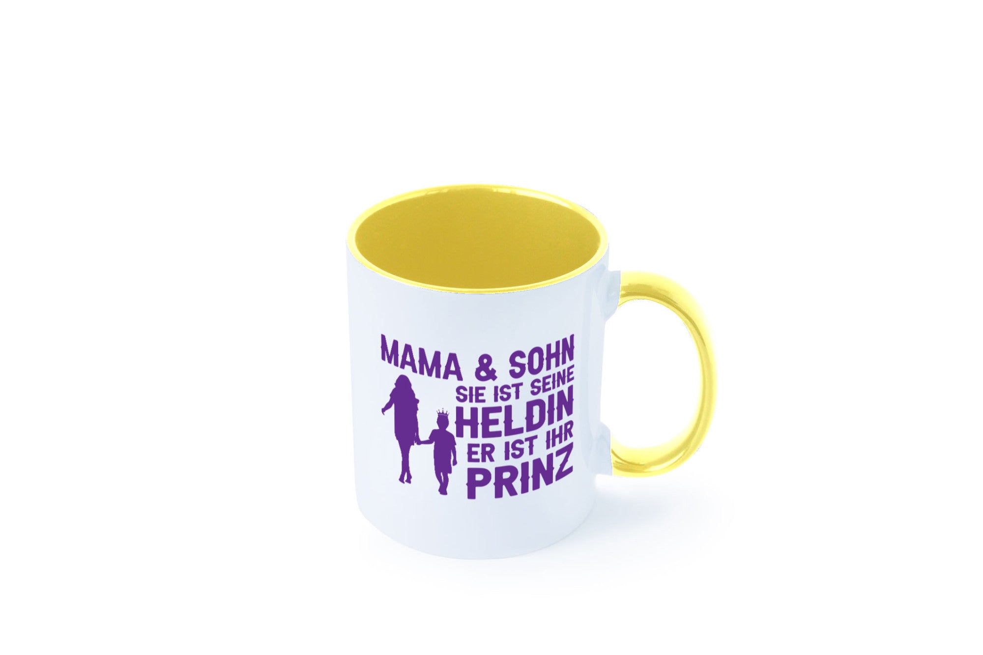 Mama &amp; Sohn | Helding Prinz Mutterliebe Geschenkidee Familie Humor Tasse