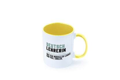 Deutschlehrerin | Lehrerin Unterricht Lieblinglehrerin Geschenkidee Humor Tasse