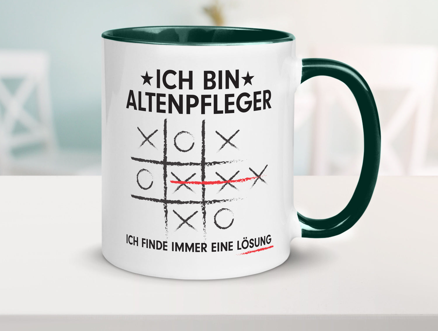 Lösung finden: Altenpfleger | Pflegepersonal v2 lustiger Spruch Geschenk Humor