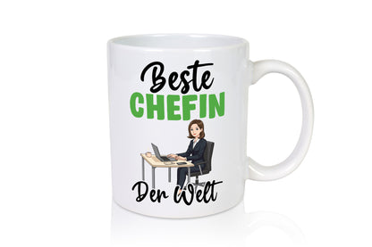 Beste Chefin | Führungskraft Vorgesetzte v2 lustiger Spruch Geschenk Arbeit