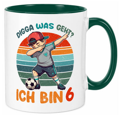 6. Geburtstag | 6 Jahre digga ich bin Dabbing lustig Geschenkidee Geschenk Tasse
