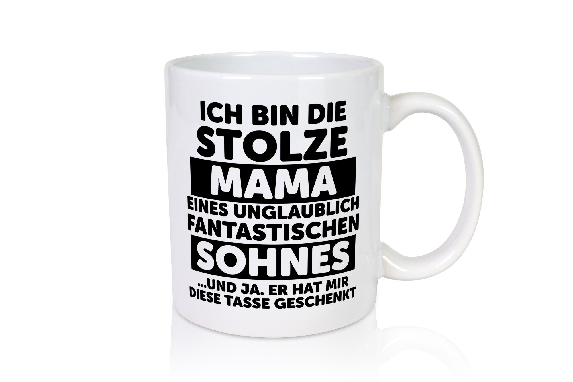 Stolze Mama | Fantastischer Sohn Beste Humor Familie Geschenkidee Tasse