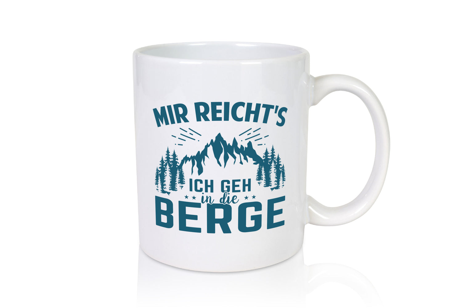 Ich geh in die Berge | Bäume lustig Humor Geschenkidee Geschenk Tasse