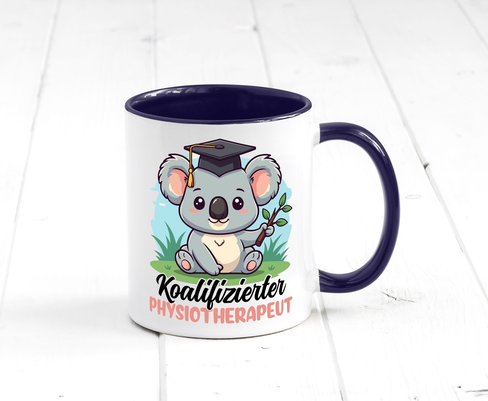 Koalifizierter Physiotherapeut Geschenk Humor Geschenkidee lustiger Spruch Tasse