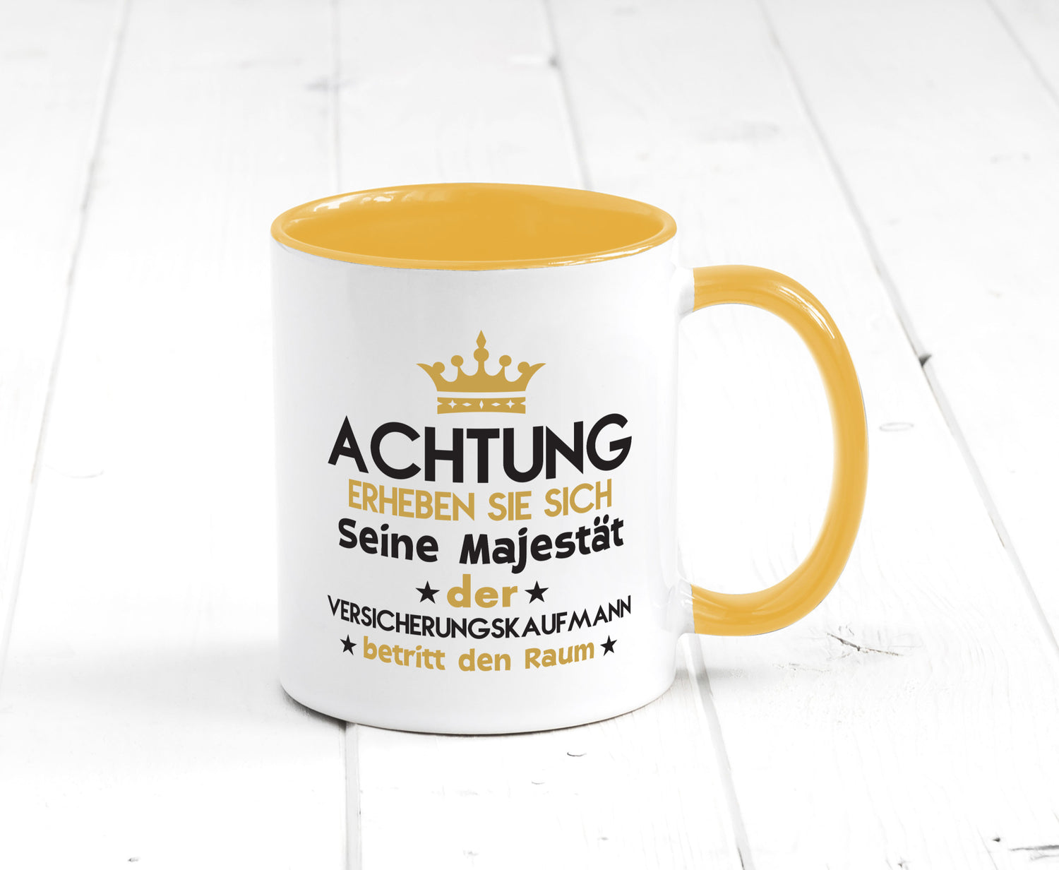 Seine Majestät Versicherungskaufmann | Kaufmann Geschenkidee Humor Tasse