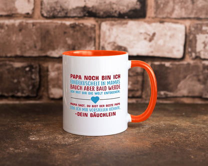 Schwangerschaft | Vaterschaft Tasse Papa Spruch Geschenk Familie Geschenkidee