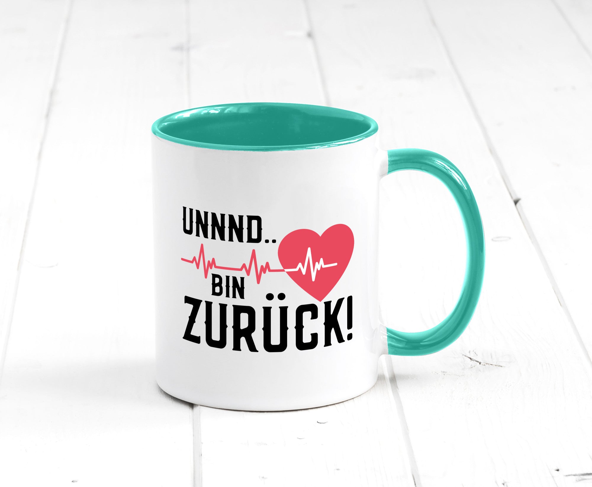 Bin zurück | Herzschlag Reanimation Puls Arzt Klinik Geschenk Humor