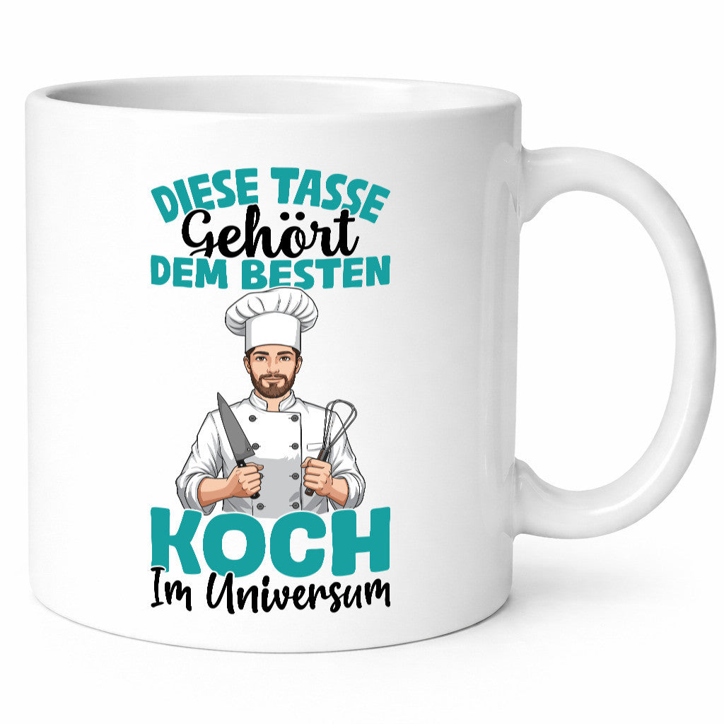 Im Universum: Koch | Chefkoch Humor Arbeit Kollegen Büro Geschenkidee Tasse