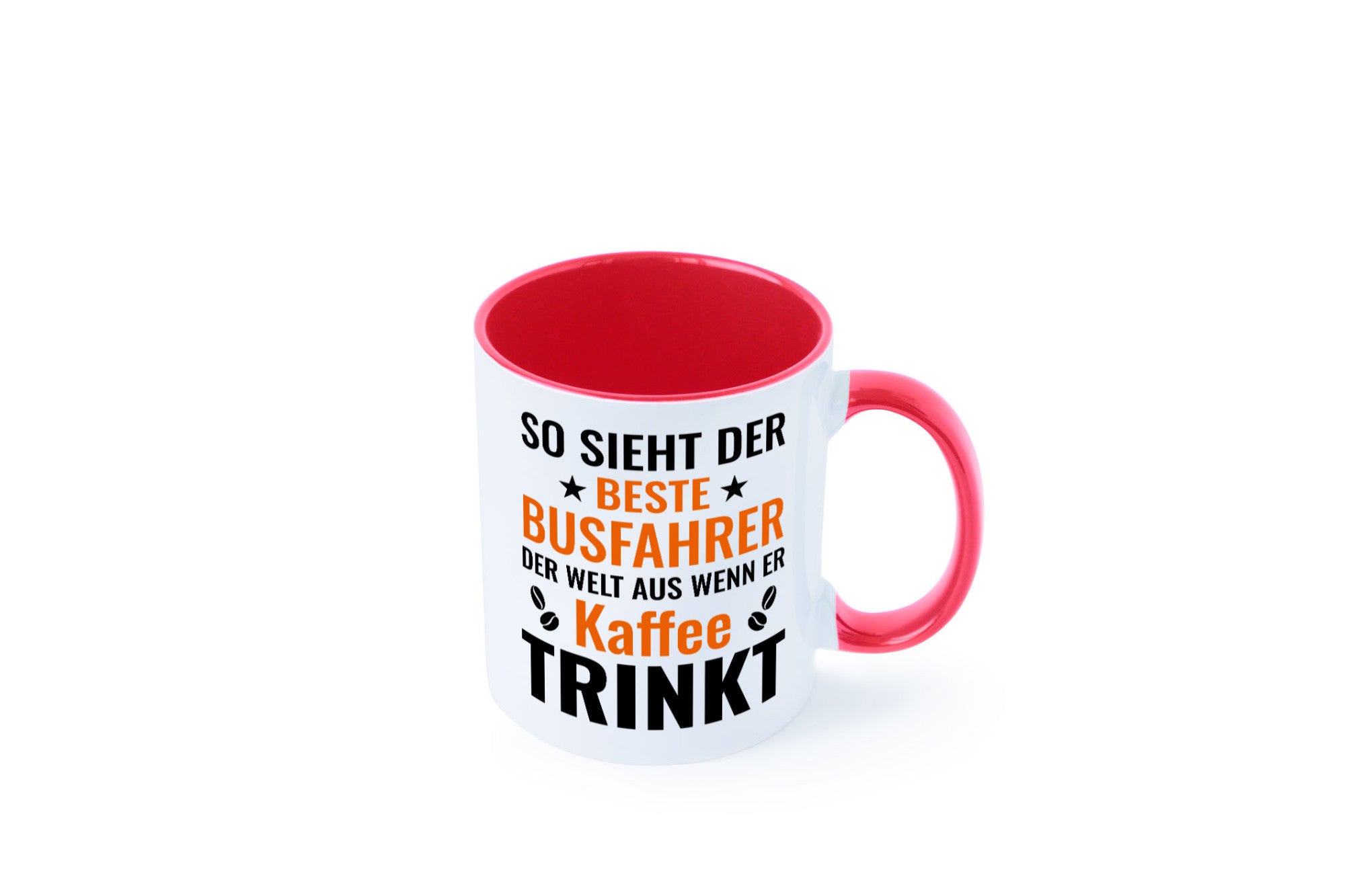 Kaffee trinkt: Busfahrer | Berufsfahrer Fahrer Geschenk Arbeit Kollegen Büro