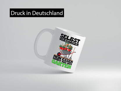 Selbstversorger | essen kommt aus dem Garten Gartenarbeit Humor Arbeit Kollegen