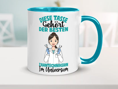 Im Universum: Zahntechnikerin | Zahnmedizin Humor Geschenkidee Tasse
