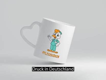Pflegeküken | Küken Krankenschwester Pfleger Humor Geschenkidee Tasse