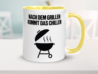 Nach dem Grillen kommt das Chillen | Grillmeister Party Geschenk Humor