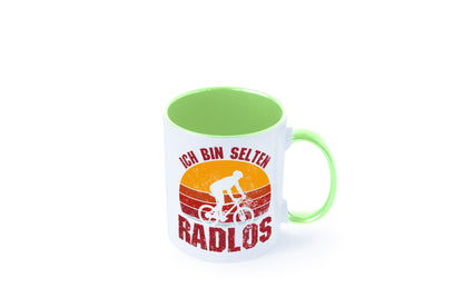 Ich bin Selten Radlos | Radfahrer Mountainbike Humor Geschenkidee Tasse