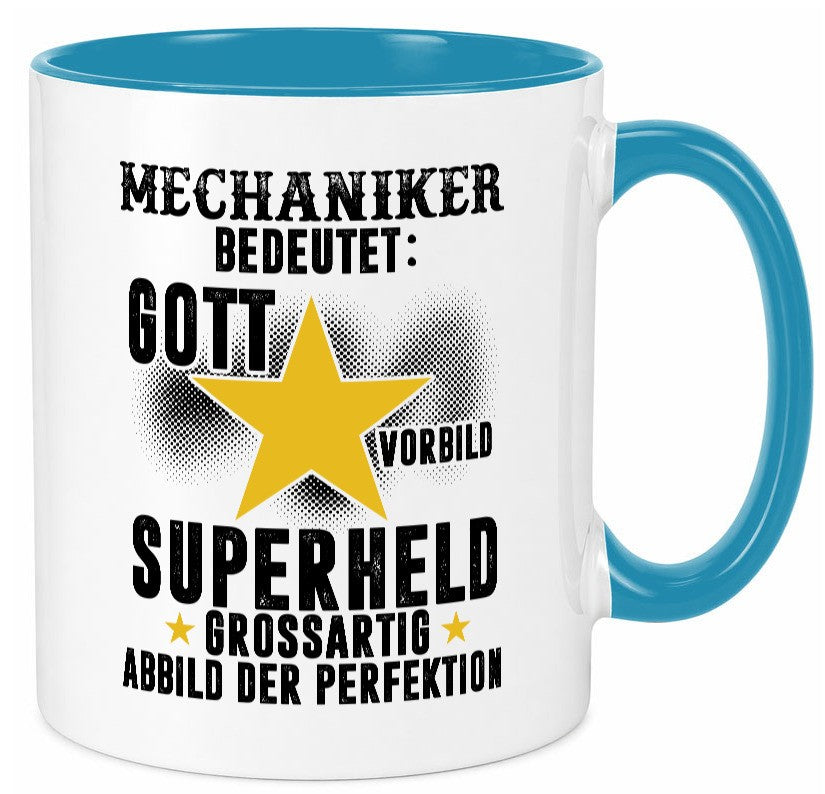 Bedeutung von Mechaniker | KFZ Werkstatt Geschenk Humor Geschenkidee lustiger Tasse