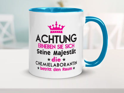 Seine Majestät Chemielaborantin | Laborantin Chemie Humor Geschenkidee Tasse