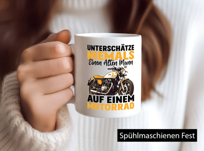 Biker Spruch | Männer Tasse Motorradfahrer Motorrad vl4 Geschenk Humor