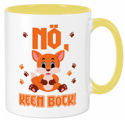Nö, keen Bock Humor Geschenkidee Tasse