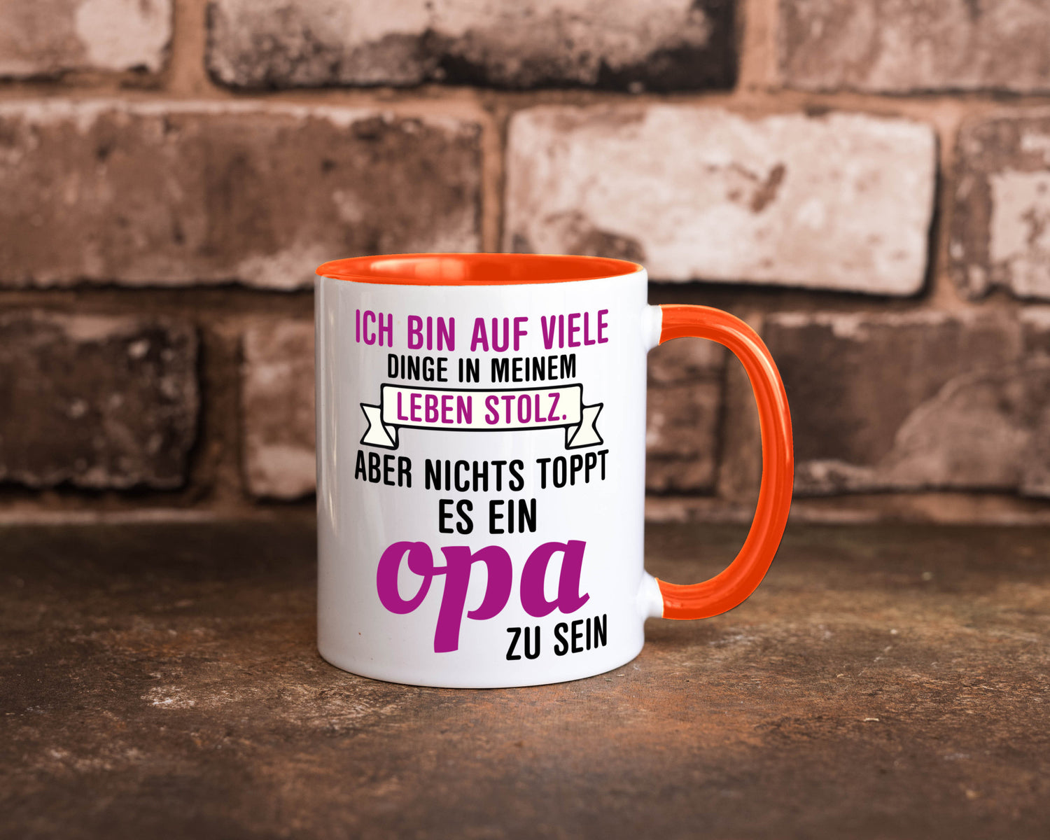 Opa Tasse | Stolzer Großvater Vatertag Enkelkinder Geschenk Familie
