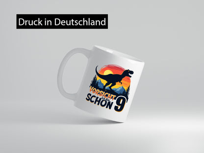 8. Geburtstag | 8 Jahre Dinosaurier v2 Geschenkidee Humor Tasse