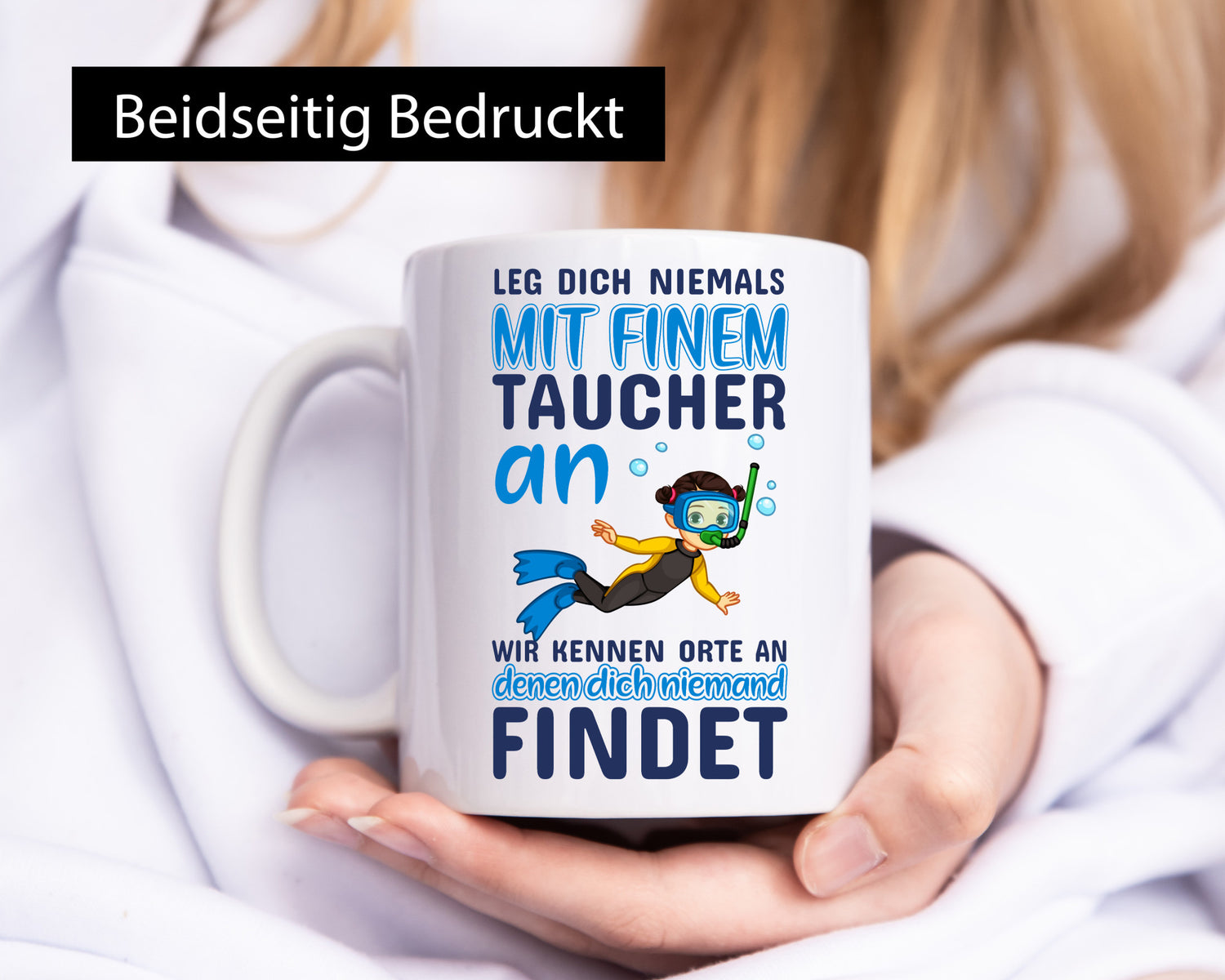 Taucher Humor | Spruch Tasse Tauchen Witz Geschenk Geschenkidee lustiger