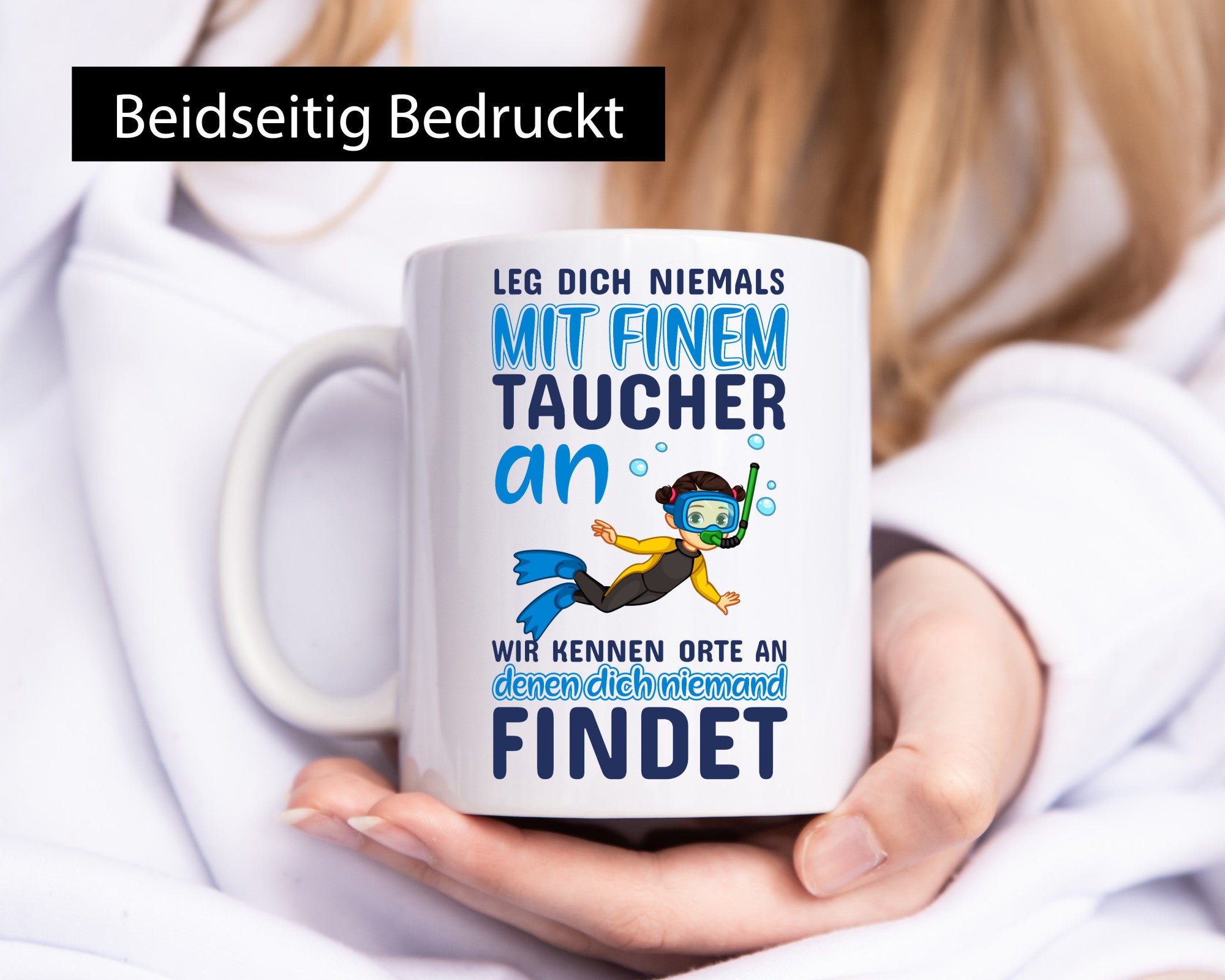 Taucher Humor | Spruch Tasse Tauchen Witz Geschenk Geschenkidee lustiger