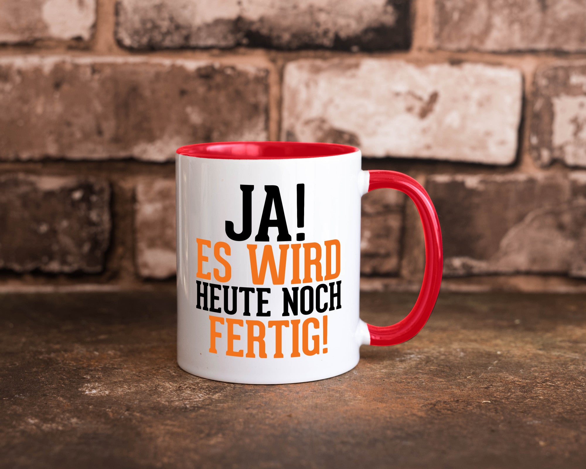Ja es wird heute noch fertig | Arbeit Kollegen Werkstatt Humor Büro
