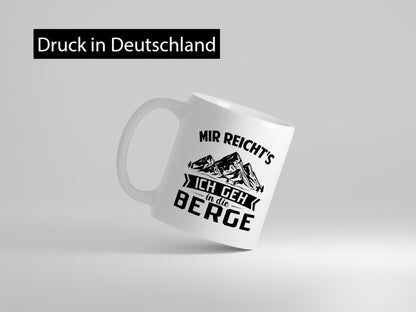 Ich gehe in die Berge | Wandern Natur Laufen lustiger Spruch Geschenk Humor