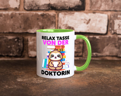 Relax Tasse: Doktorin | Doktorand Doktortitel lustig Humor Geschenkidee
