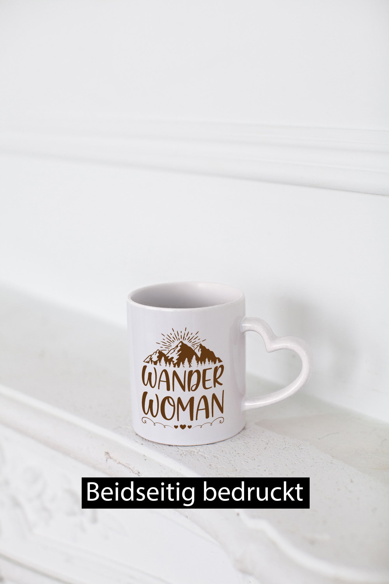 Wander Woman | Berge Herzen Geschenk Familie Geschenkidee lustiger Spruch Tasse