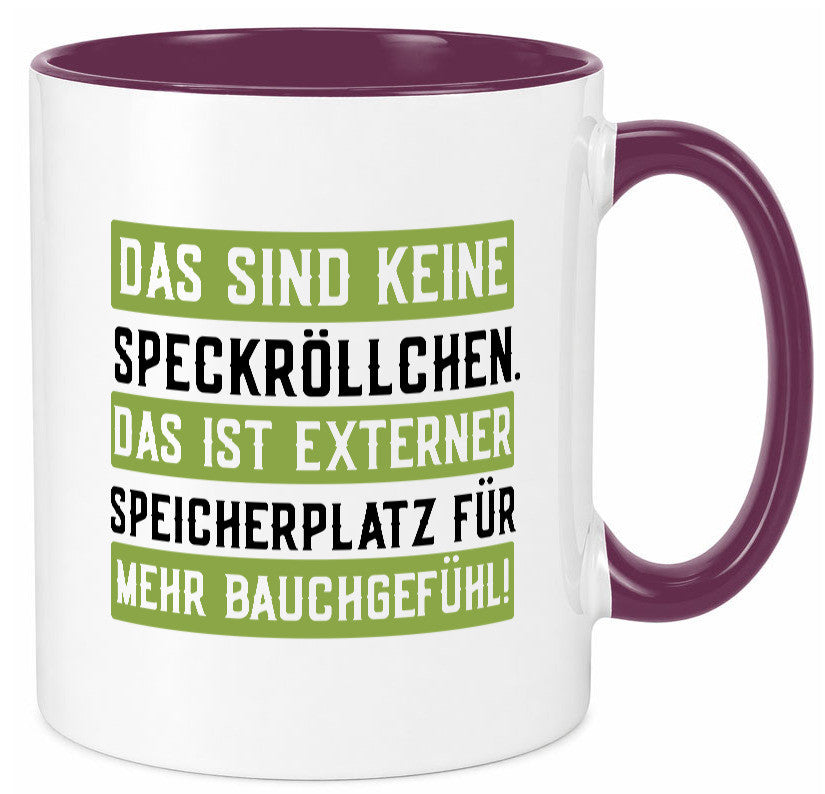 Keine Speckröllchen | Softwareentwickler PC Körperfülle Geschenkidee Humor Tasse