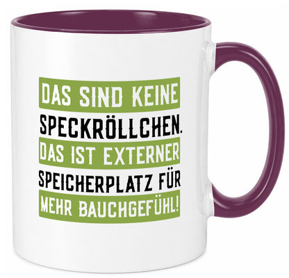 Keine Speckröllchen | Softwareentwickler PC Körperfülle Geschenkidee Humor Tasse
