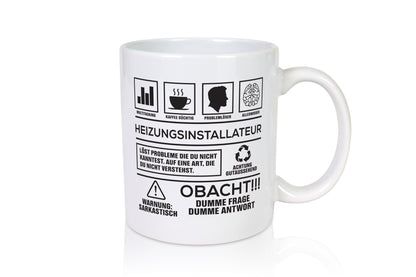 Achtung Probleme Heizungsinstallateur | Heizungsbauer lustig Humor Geschenkidee