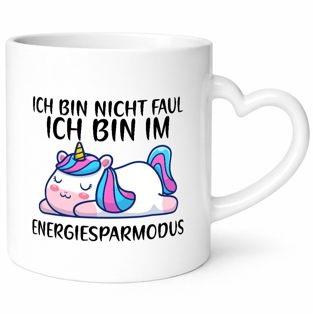 Ich bin nicht faul | schlafendes Einhorn Faulpelz müde Geschenk Humor