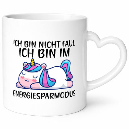 Ich bin nicht faul | schlafendes Einhorn Faulpelz müde Geschenk Humor