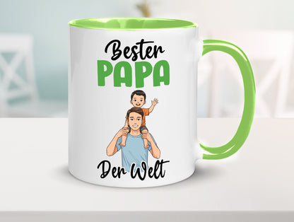 Bester Papa | Vatertag Daddy Familie lustiger Spruch Geschenk Geschenkidee Tasse