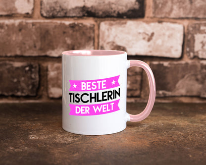 Beste Tischlerin | Tischlerei lustiger Spruch Geschenk Humor Geschenkidee Tasse