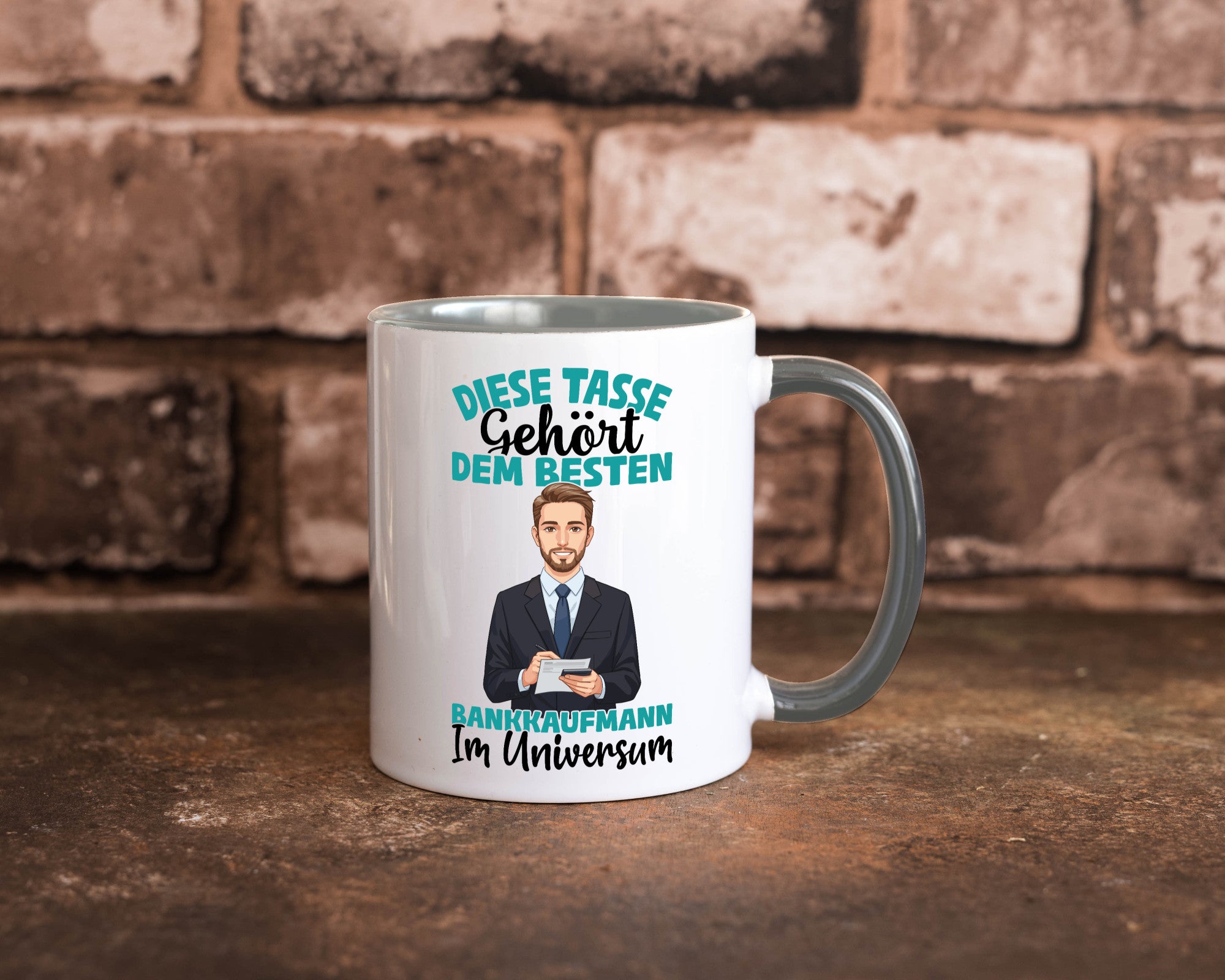 Im Universum: Bankkaufmann | Kaufmann Bank Kaufleute Geschenkidee Humor Tasse