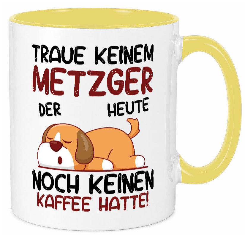 Traue keinem Metzger | Fleischer Metzgerei lustiger Spruch Geschenk Humor