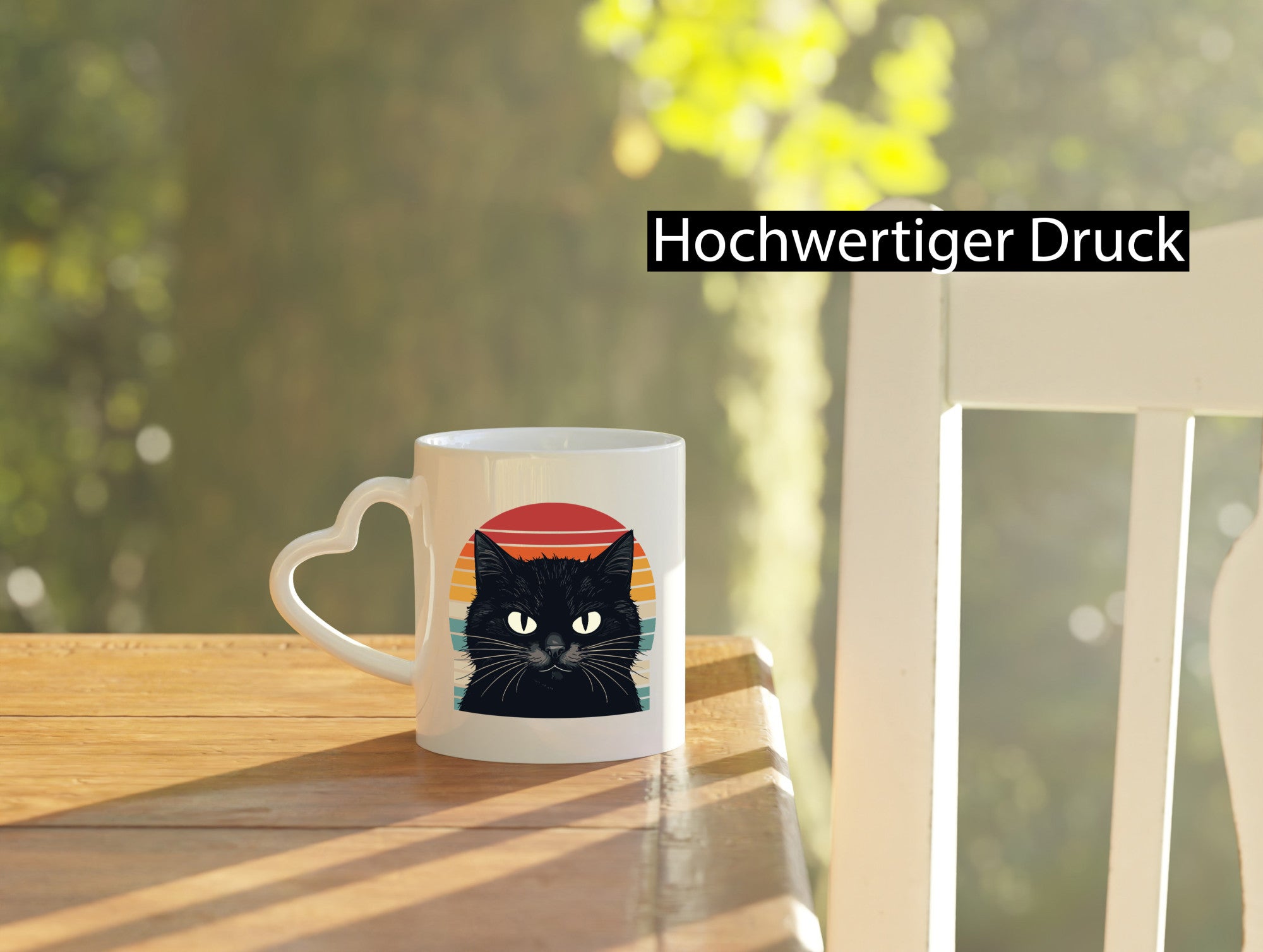 Schwarze Katze | Katzenliebhaber Böse Geschenk Tierliebhaber Humor lustiger