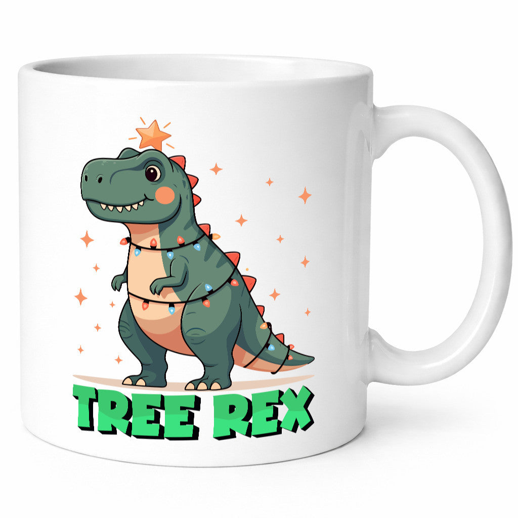 Tree Rex | Dinosaurier Weihnachten lustig Humor Geschenkidee Geschenk Tasse