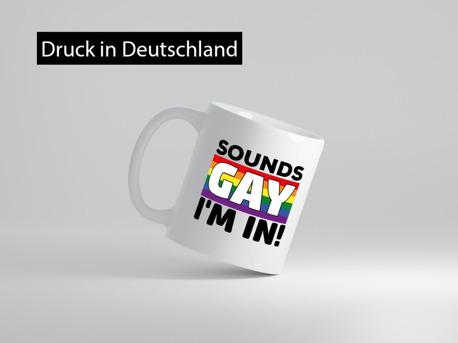 LGBTQ Tasse | Gay Spruch Regenbogen Statement Geschenk Humor Geschenkidee